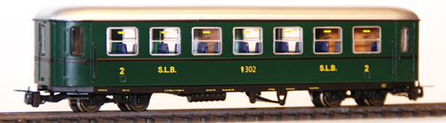 Ferro Train 722-860-P - Austrian SLB Bs 302 Krimmler Wg. moss-green,  PLB